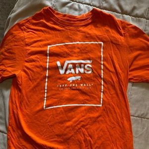 Vans custom fit orange T-shirt